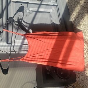 Orange tank top